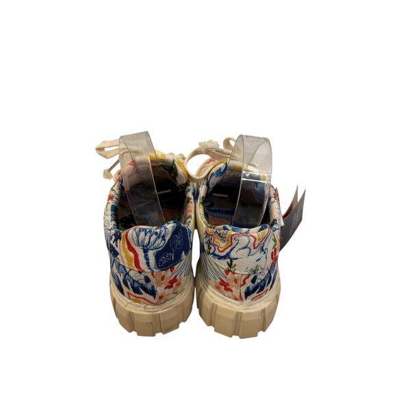 FARM Rio Sneakers Womens 8 Copacabana Flatform Platform Canvas Tropical NWT - Picture 4 of 14